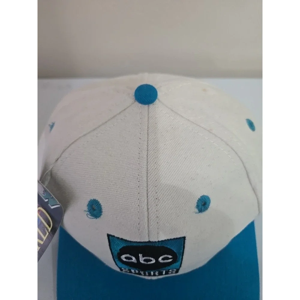 Vtg 90s ABC Sports White Snapback Hat‎ NWT Top Of The World USA Deadstock Rare